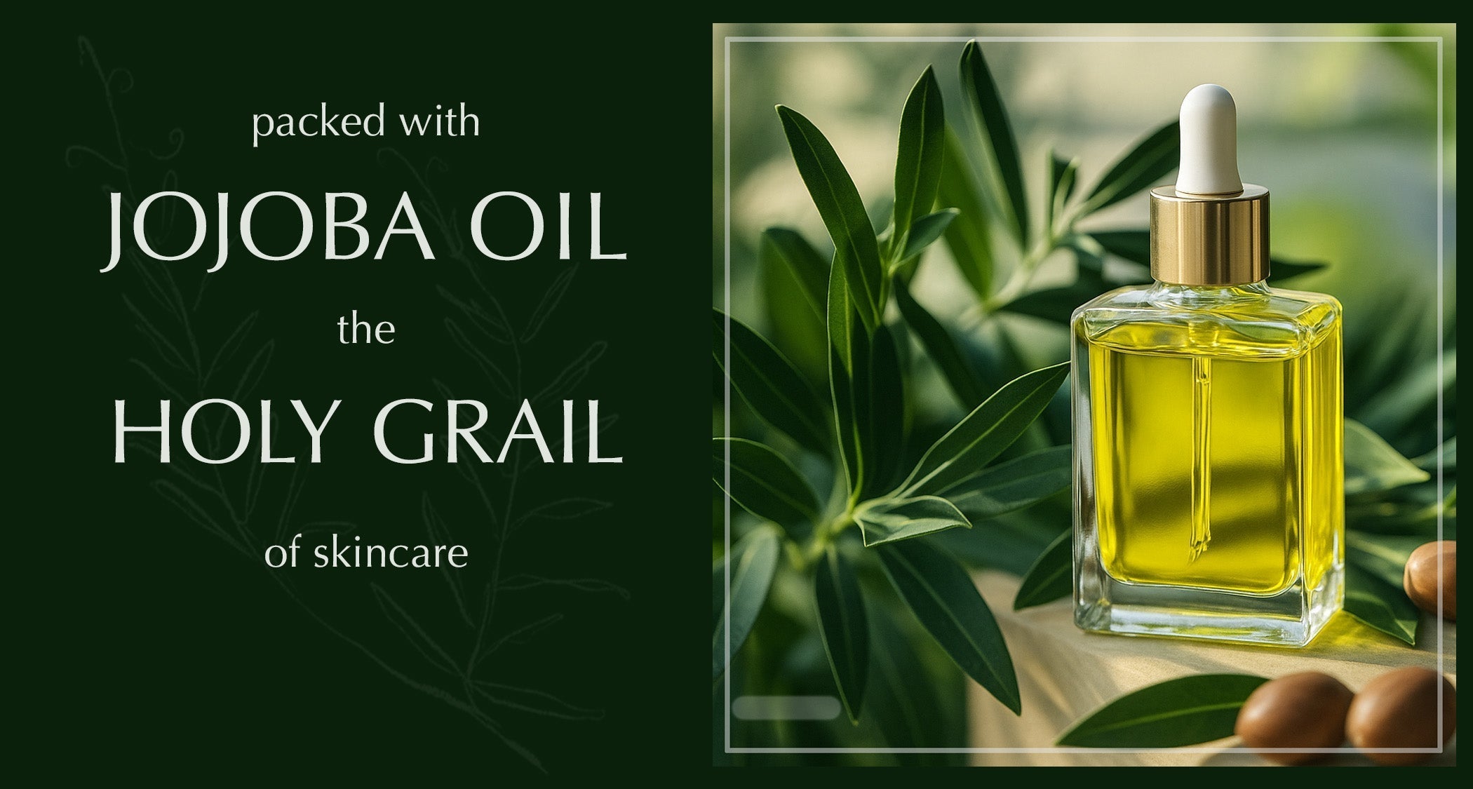 Packed with Jojoba Oil ~ the Holy Grail of skincare