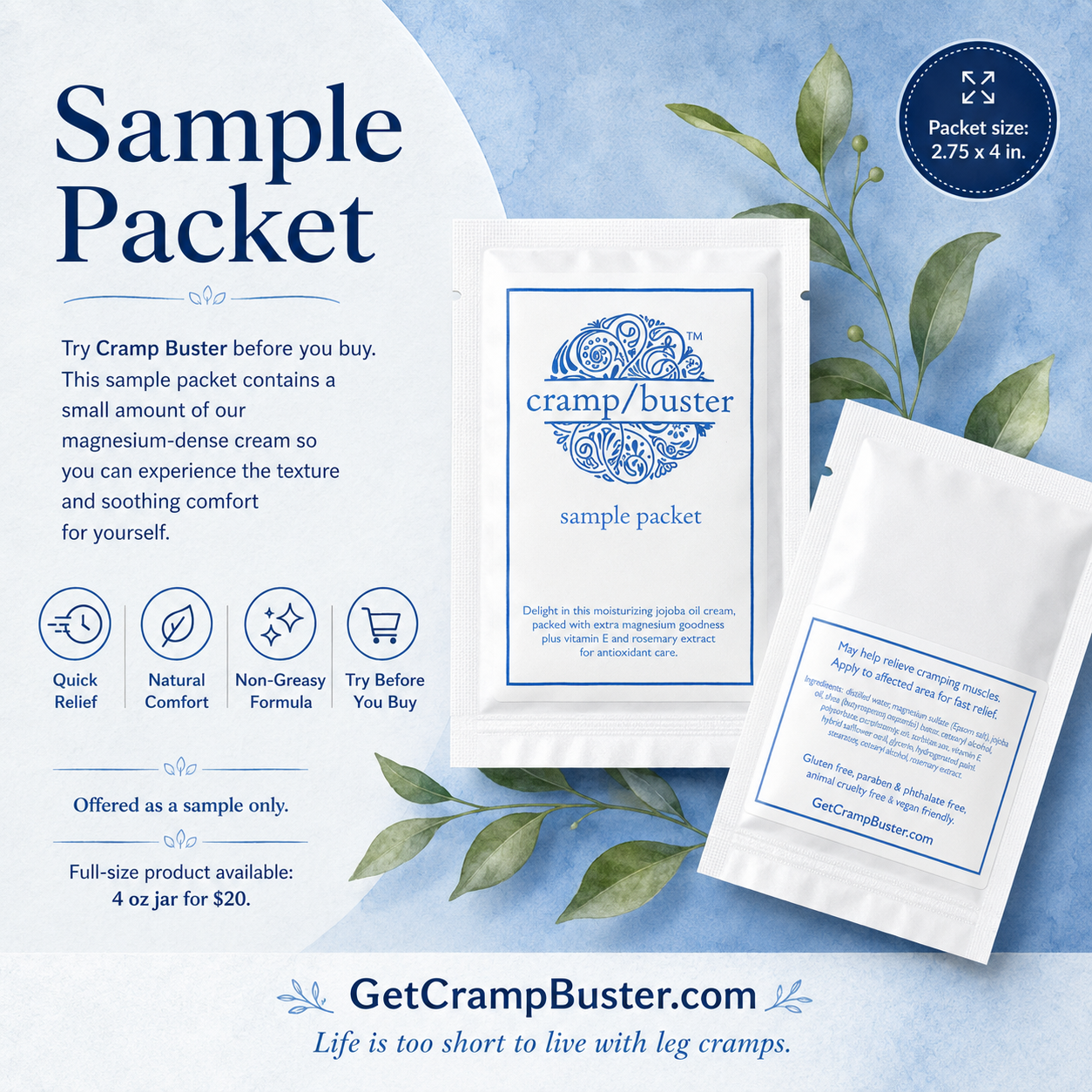 Sample Packet - FREE SHIPPING